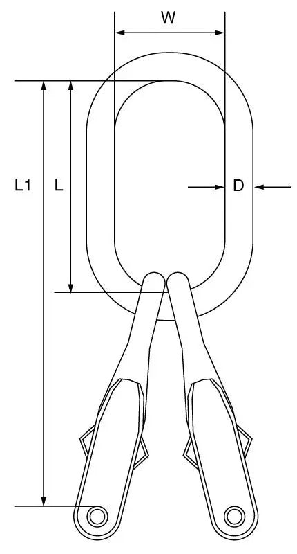 Grade 10 2 Leg Master Link (DG2 Series) Kito 