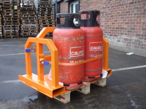 Forklift Gas Cylinder Carrier Invicta Attachments 