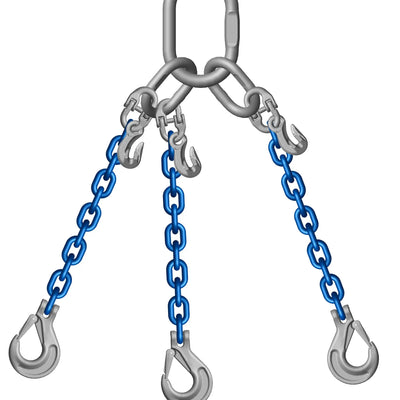 Grade 10 3 Leg 7mm Chain Slings 4.00 Tonne Kito 