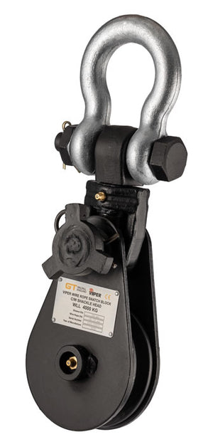 Lightweight Oil Industry Snatch Block- Shackle Head
