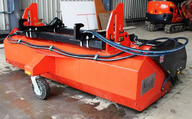 Hydraulic Forklift Sweeper Invicta Attachments 
