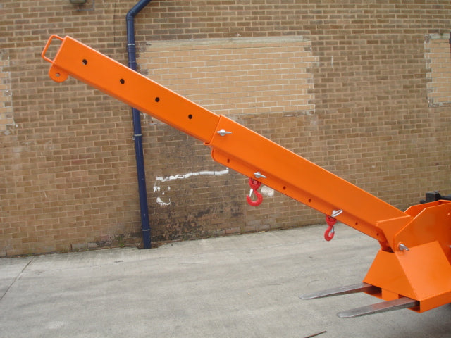 Height Adjustable Extendable Forklift Jib | Lifting Equipment Store