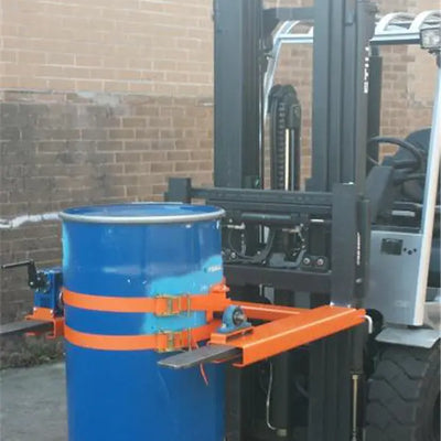 UK Made Fork Mounted Drum Tilter With Gearbox Invicta Attachments 