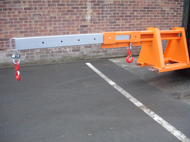 Extendable Forklift Jib IEJ Invicta Attachments 