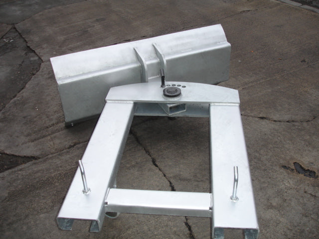 Forklift Adjustable Blade Snow Plough ISP Invicta Attachments 