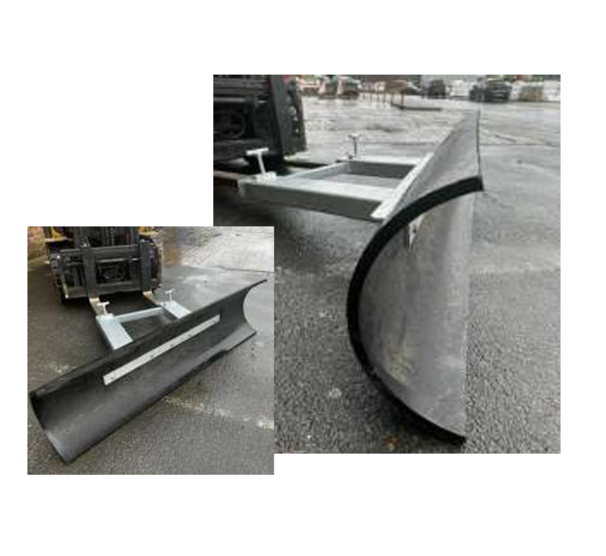 Forklift Snow Plough Invicta Attachments 