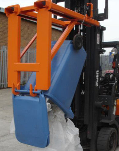 Forklift Wheelie Bin Tipper (Domestic) Invicta Attachments 