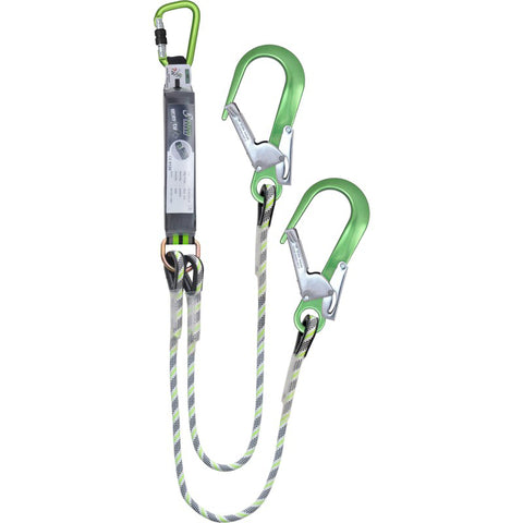 Kratos Shock Absorbing Y Forked Kernmantle Rope Lanyard