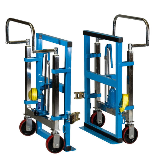 1,800kg hydraulic furniture movers with straps and PU wheels