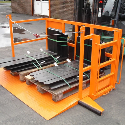 Forklift Container Unloading Platform Invicta Attachments 