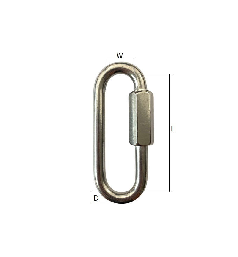 Stainless Steel Long Pattern Quick Link Stainlok Stainless Steel Products 