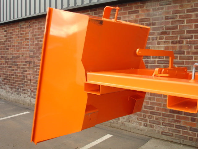Low Height Forklift Tipping Skip ILUS Invicta Attachments 
