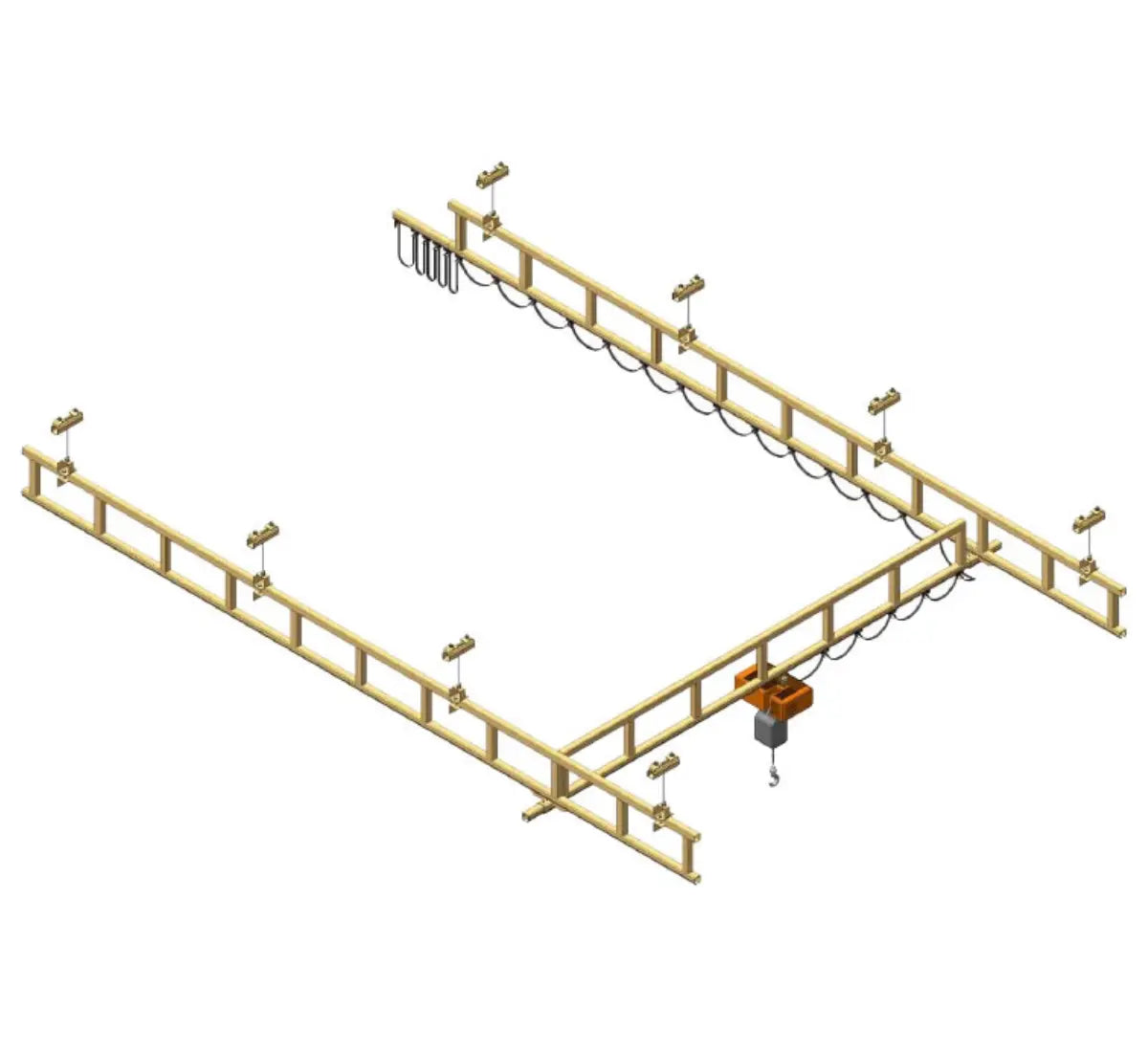 Ceiling Mounted Light Crane Systems Niko 