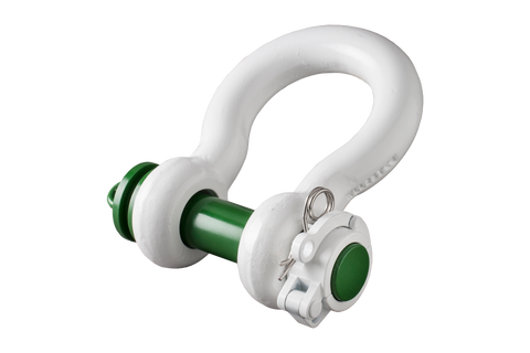 Green Pin ROV Release Polar Shackles With Locking Clamp