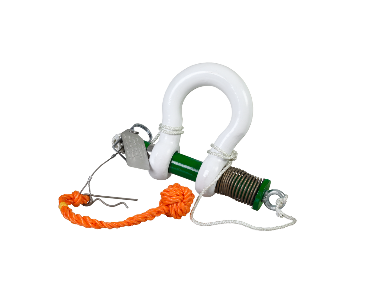 Green Pin ROV Spring Release Polar Shackle