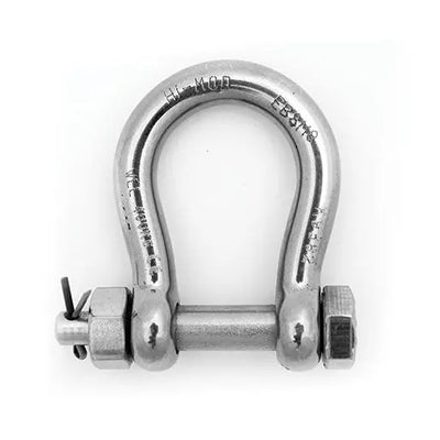 Stainless Steel Bow Shackles E Type With Safety Pin 316 High Corrosion Petersen 