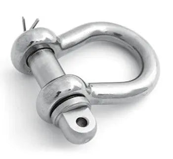 Stainless Steel Bow Shackles With Safety Pin Type AL Petersen 