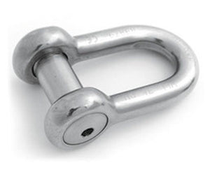 Stainless Steel D Shackles With Countersunk Pin Type B