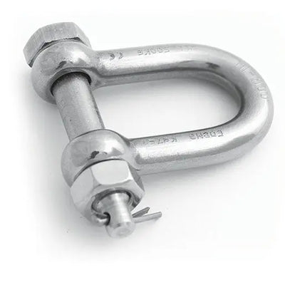 Stainless Steel D Shackles E Type With Safety Pin 316 High Corrosion Petersen 