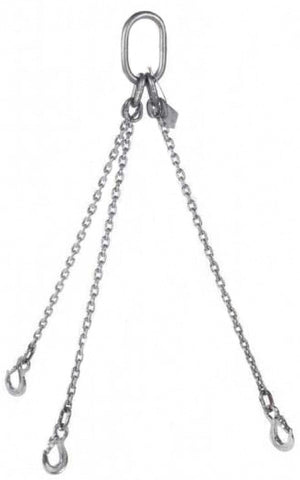 Pewag Grade 6 3 Leg 5mm Stainless Steel Chain Sling 1.05 Tonne