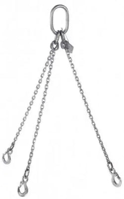 Pewag Grade 6 3 Leg 7mm Stainless Steel Chain Sling 2.10 Tonne Pewag 