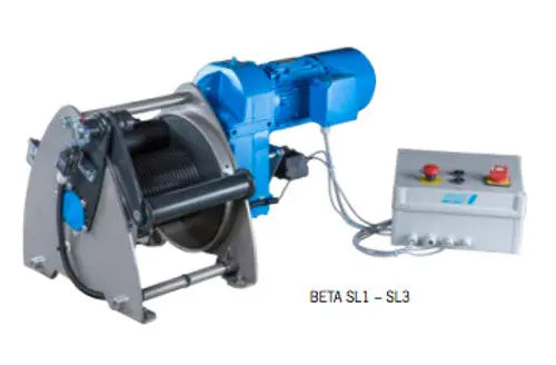 Pfaff BETA SL Electric Wire Rope Winch Pfaff Silberblau 