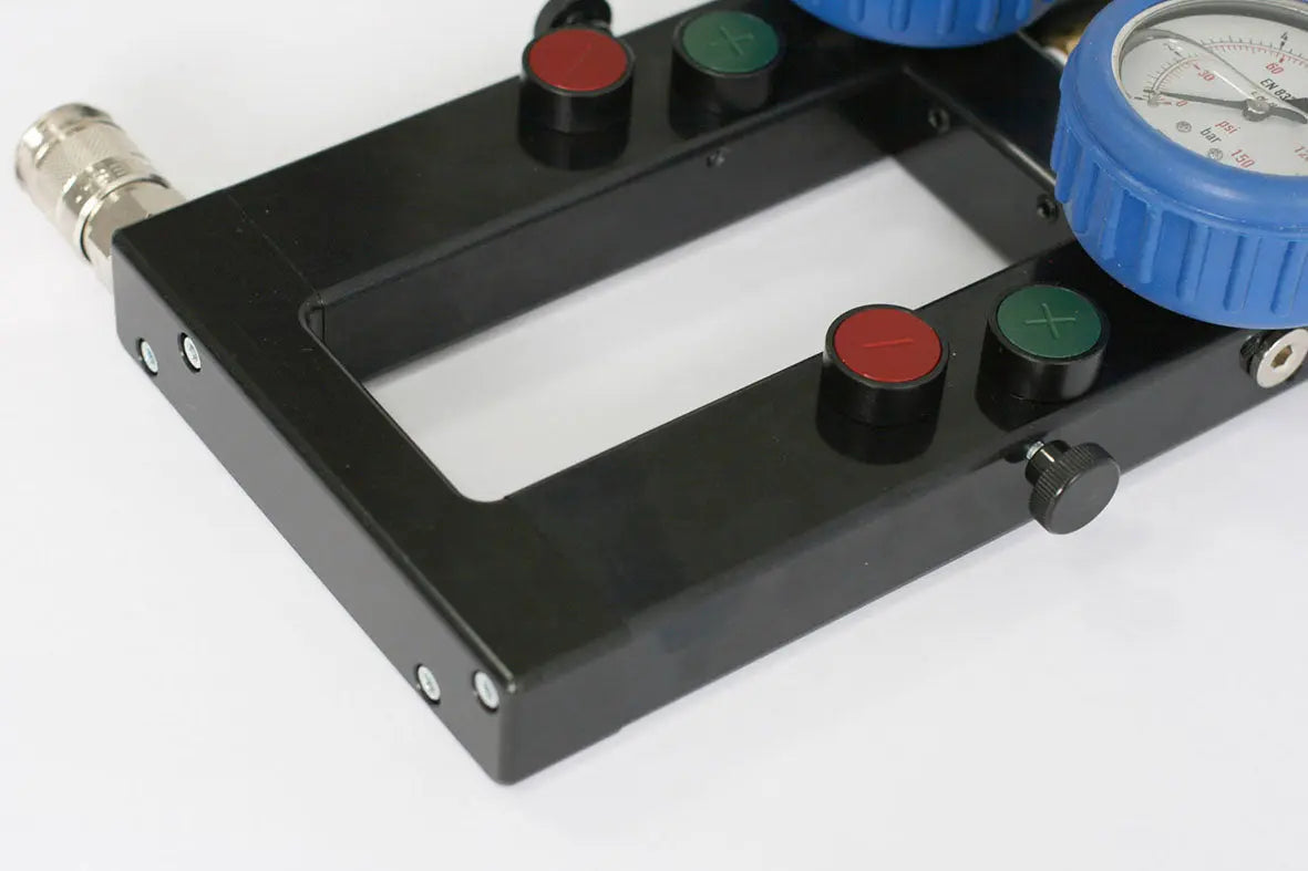 Pronal Push Button Deadman Controller - Double Outlet Pronal 
