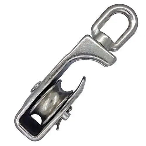 Stainless Steel Single Pulley Block with Open Side Stainlok Stainless Steel Products 