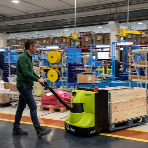 ***DISCONTINUED*** PRAMAC QX20 Pedestrian Ride-on Electric Pallet Trucks PRAMAC 