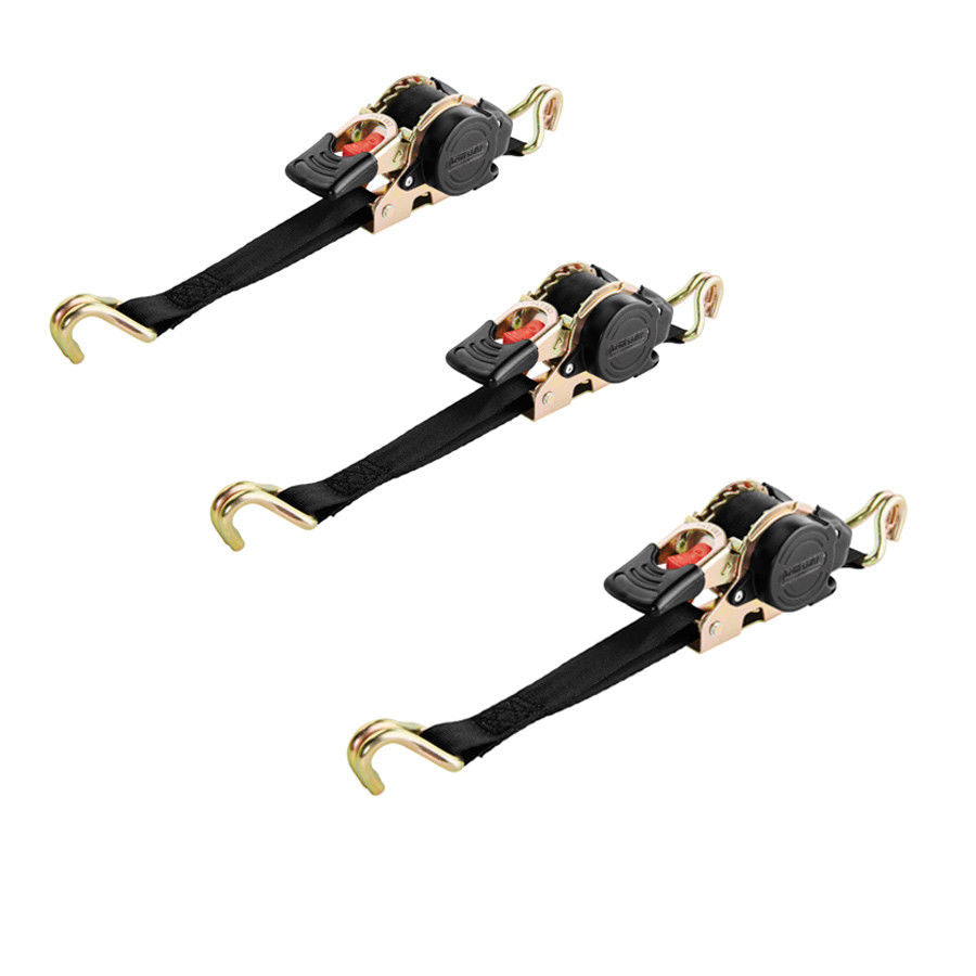 Auto-Retractable Ratchet Strap Lashing LES - Lifting Equipment Store 