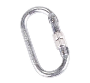 Ridgegear 17mm Steel Screwgate Karabiner