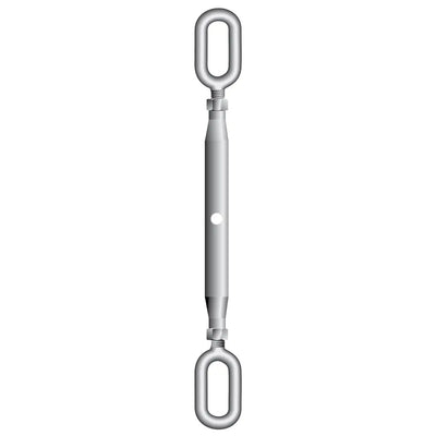 Galvanised Rigging Screws- Eye/Eye (Metric) George Taylor 