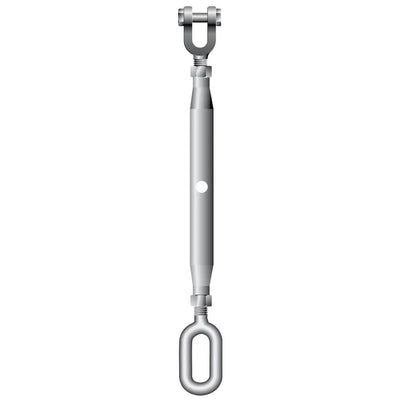 Galvanised Rigging Screws- Jaw/Eye (Metric) George Taylor 
