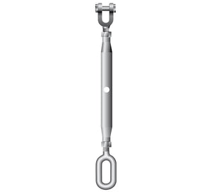 Galvanised Rigging Screws- Jaw/Eye (Metric)