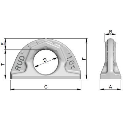 RUD ABA Lifting Point For Welding RUD 