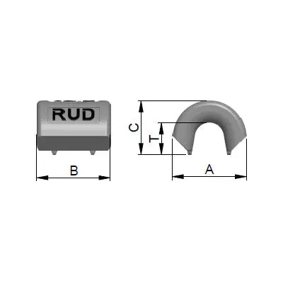 RUD VLBS Weld On Block RUD 