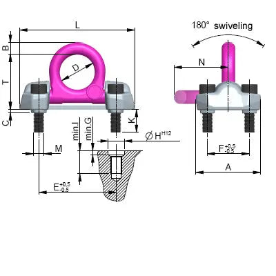 RUD VRBG Load Ring For Bolting RUD 