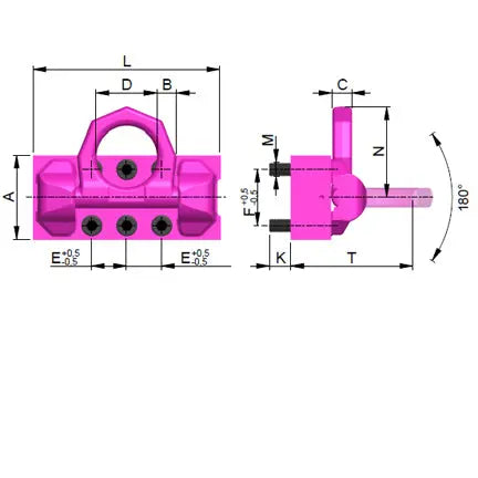 RUD VRGB Load Ring On Plate For Bolting RUD 