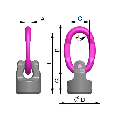 RUD WPPH-B Powerpoint Ring Connection RUD 