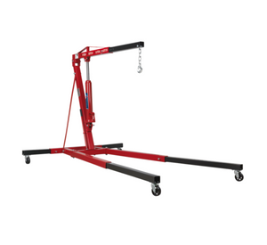 Sealey 1 Tonne Long Reach Engine Crane with Extendable Legs