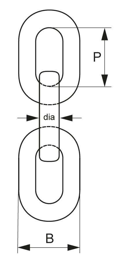 Square Section Welded Security Chain
