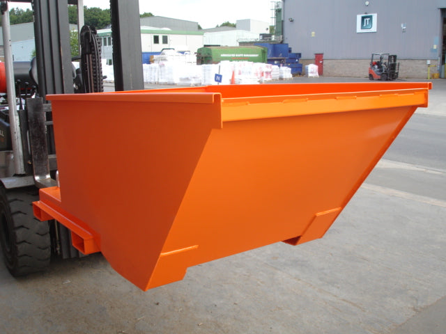 Low Height Forklift Tipping Skip ILUS Invicta Attachments 