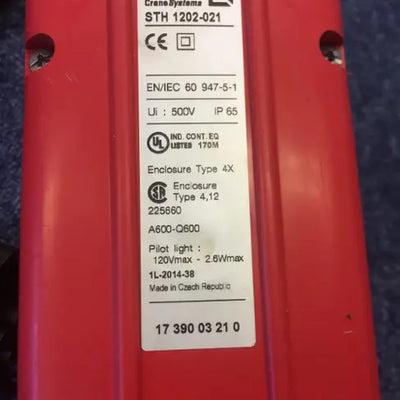 Stahl STH Corded Pendant Control 2.5 Meter Stahl 