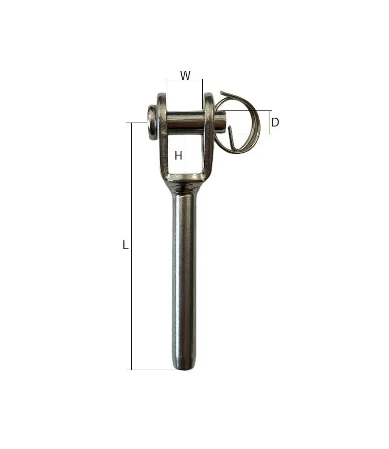 Stainless Steel Swage Jaw Terminal Stainlok Stainless Steel Products 