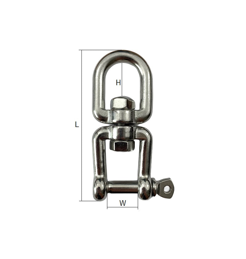 Stainless Steel Swivel Eye & Jaw Stainlok Stainless Steel Products 