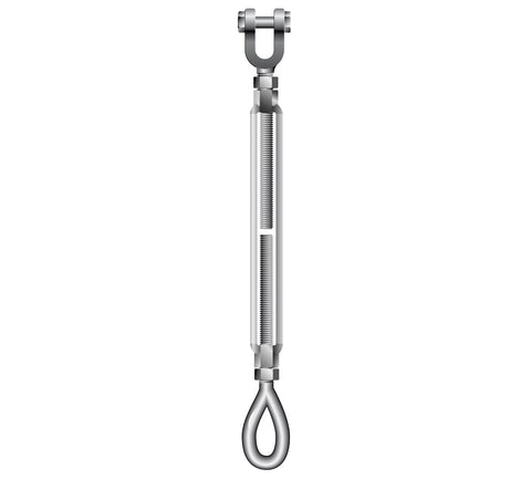 Galvanised Turnbuckle- Jaw/Eye