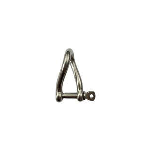 Stainless Steel Twisted Dee Shackle
