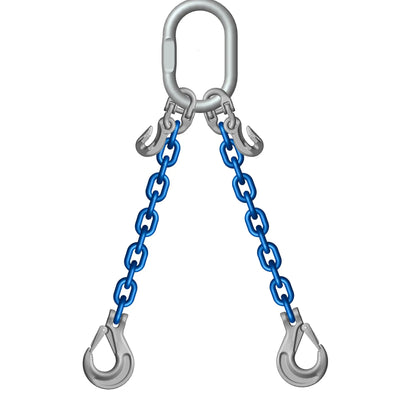 Grade 10 2 Leg 22mm Chain Slings 26.50 Tonne Kito 