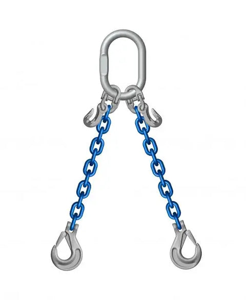 Grade 10 2 Leg 5mm Chain Slings 1.40 Tonnes