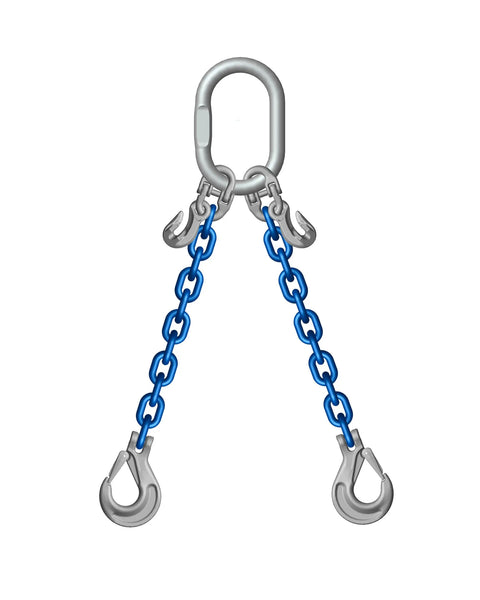Grade 10 2 Leg 6mm Chain Slings 2.00 Tonne